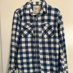 American eagle outfitters mens flannel shirt in medium